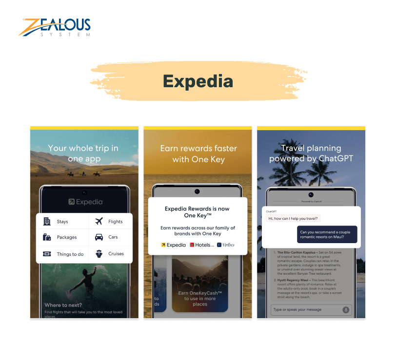 Expedia app