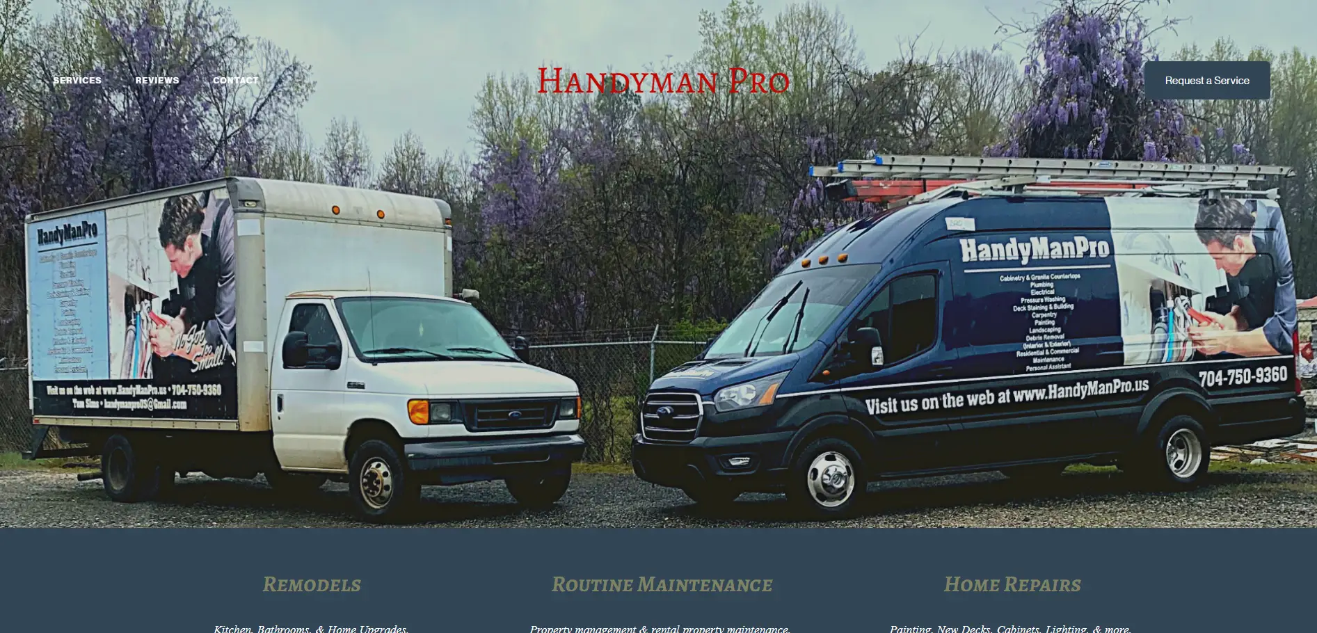 Handyman Pro - handyman website template